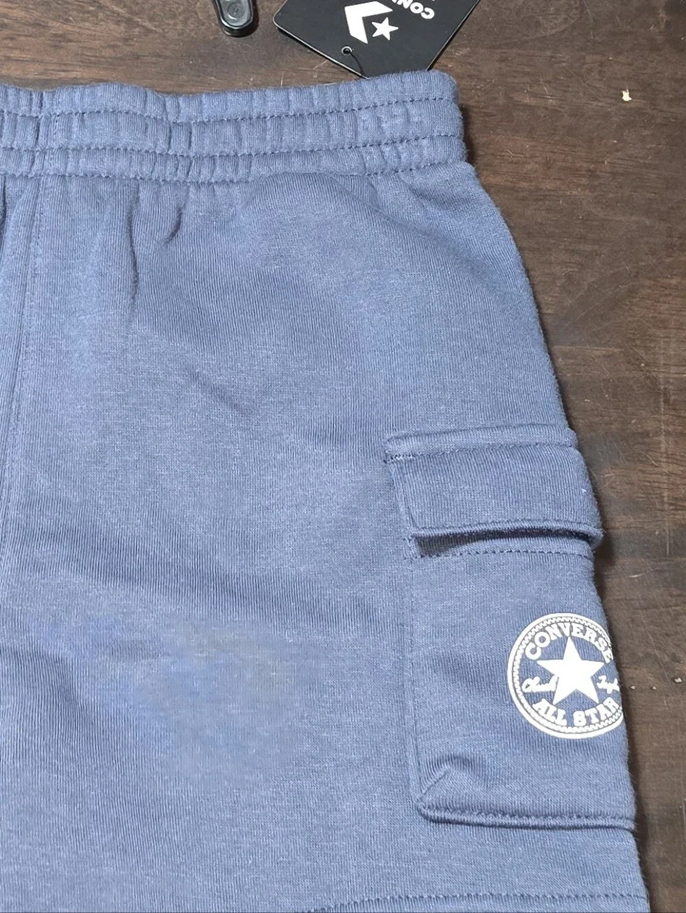 Converse Boys Navy Blue Pocket Shorts